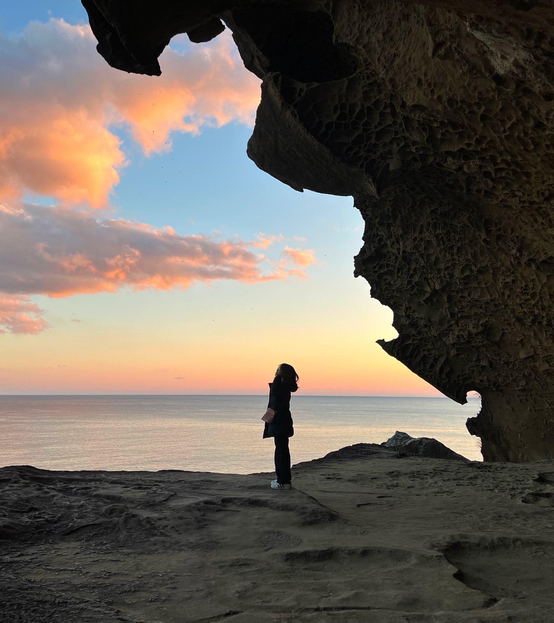 鬼ヶ城の夕暮れ